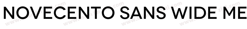 Novecento Sans Wide Medium字体转换